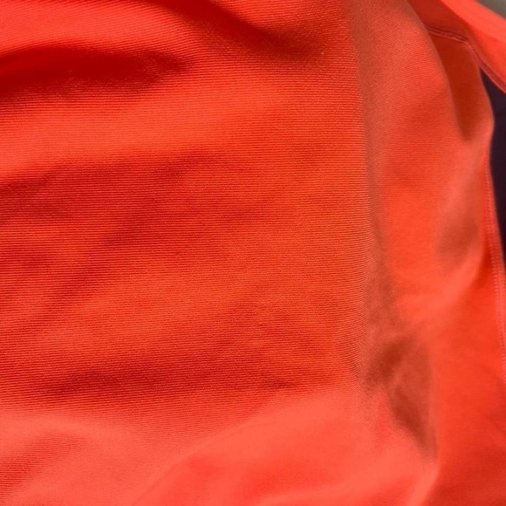 Y2k Nike Racerback Tank Top Womens Sz L Orange Sporty Running Yoga - Picture 6 of 8